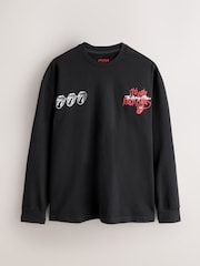 Black Rolling Stones Long Sleeve Licence T-Shirt - Image 2 of 4