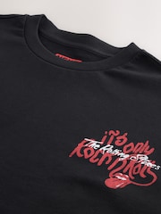 Black Rolling Stones Long Sleeve Licence T-Shirt - Image 4 of 4