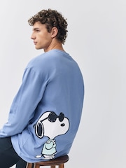Blue Snoopy Long Sleeve Licence T-Shirt - Image 1 of 11