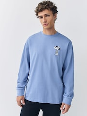Blue Snoopy Long Sleeve Licence T-Shirt - Image 2 of 11