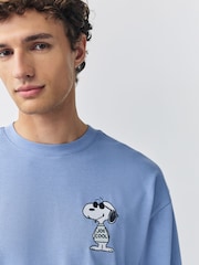 Blue Snoopy Long Sleeve Licence T-Shirt - Image 5 of 11