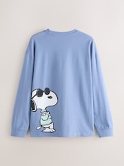 Blue Snoopy Long Sleeve Licence T-Shirt - Image 6 of 11