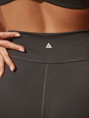 Black Active Sculpting High Waist Shorts with Pockets - Image 6 of 6