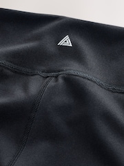 Black With Pockets Sports Dry Tech Tummy Control Shorts - Image 9 of 9