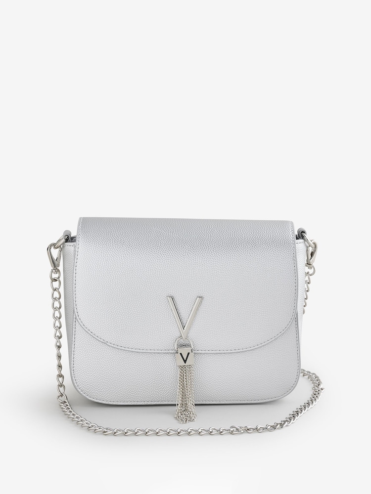 Valentino Bags Silver Divina Shouder Bag - Image 1 of 1 Valentino Bags Silver Divina Shouder Bag - Image 1 of 1