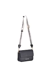 Valentino Bags Black Zero Re Cross-Body Flap Bag - Image 7 of 9