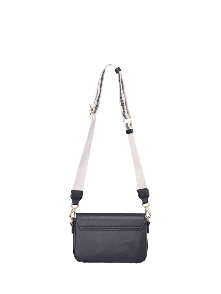Valentino Bags Black Zero Re Cross-Body Flap Bag - Image 9 of 9