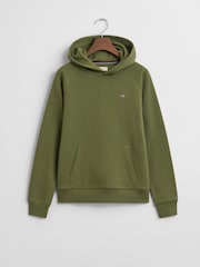 Sudadera con capucha con detalle de escudo de GANT - Imagen 1 de 2