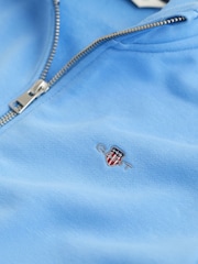 GANT Blue Shield Half-Zip Sweatshirt - Image 2 of 2