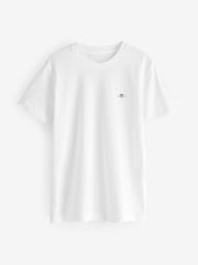GANT White Crew Neck 100% Cotton T-Shirts 2 Pack - Image 2 of 3