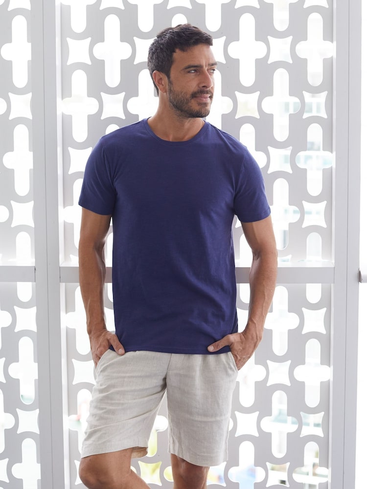 Aspiga Natural Mens 100% Cotton Premium Shorts - Image 1 of 4