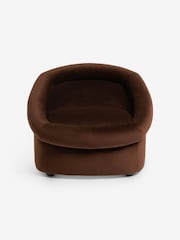 MADE.COM Chocolate Brown Seattle Accent Chair - Image 6 of 6