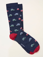 FatFace Navy Mini Socks - Image 1 of 2