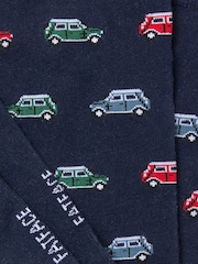 FatFace Navy Mini Socks - Image 2 of 2