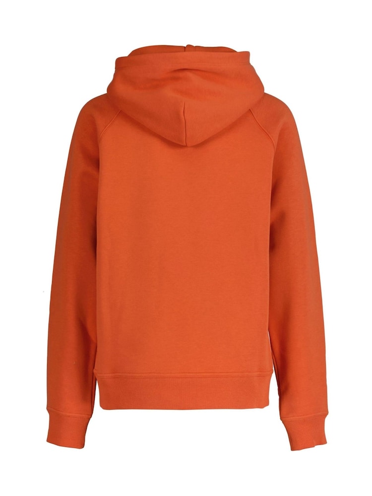 GANT Orange Archive Shield Hoodie - Image 2 of 3