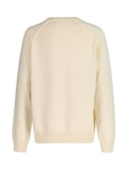 GANT Cream 100% Cotton Graphic Raglan Crew Neck Sweatshirt - Image 2 of 3