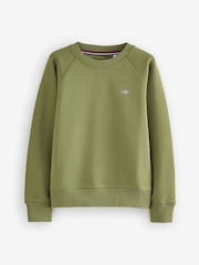 GANT Green Shield Crew Neck Sweatshirt - Image 3 of 4