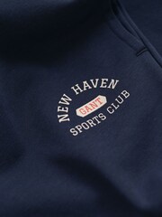 GANT Blue Graphic Sweatpants - Image 5 of 5