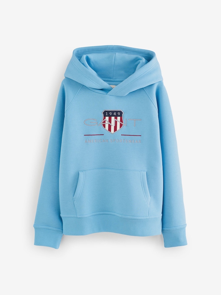 GANT Blue Archive Shield Hoodie - Image 1 of 4