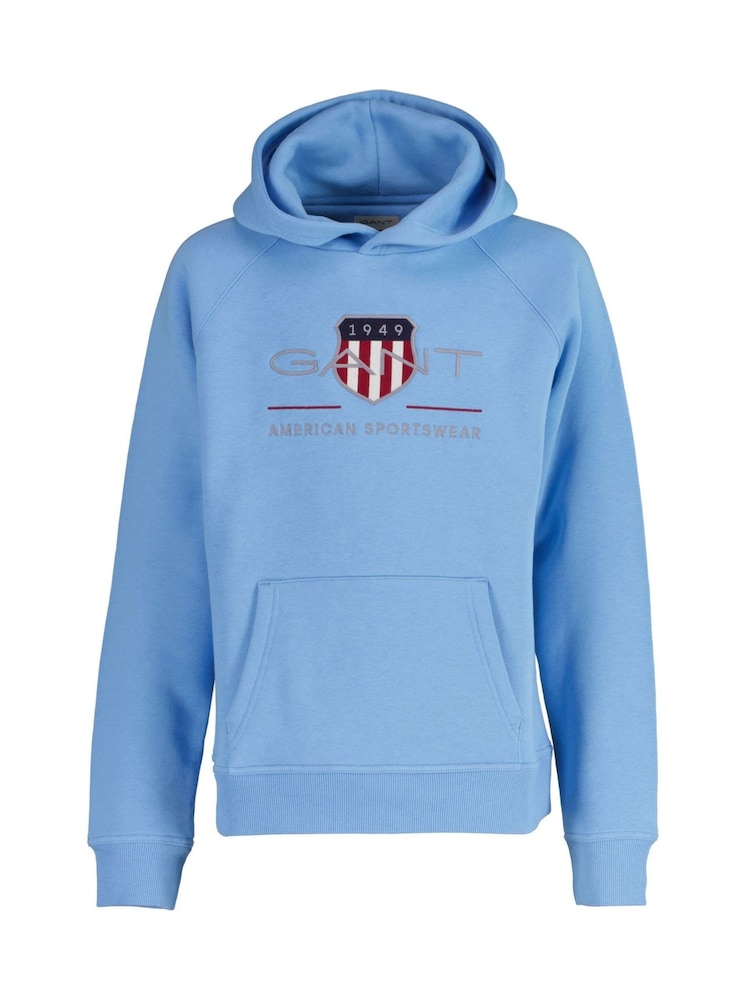GANT Blue Archive Shield Hoodie - Image 2 of 4