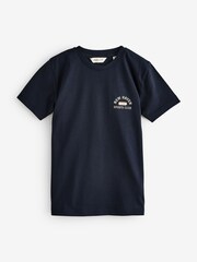 Azul - GANT 100% Cotton Graphic T-Shirt - Imagen 1 de 3