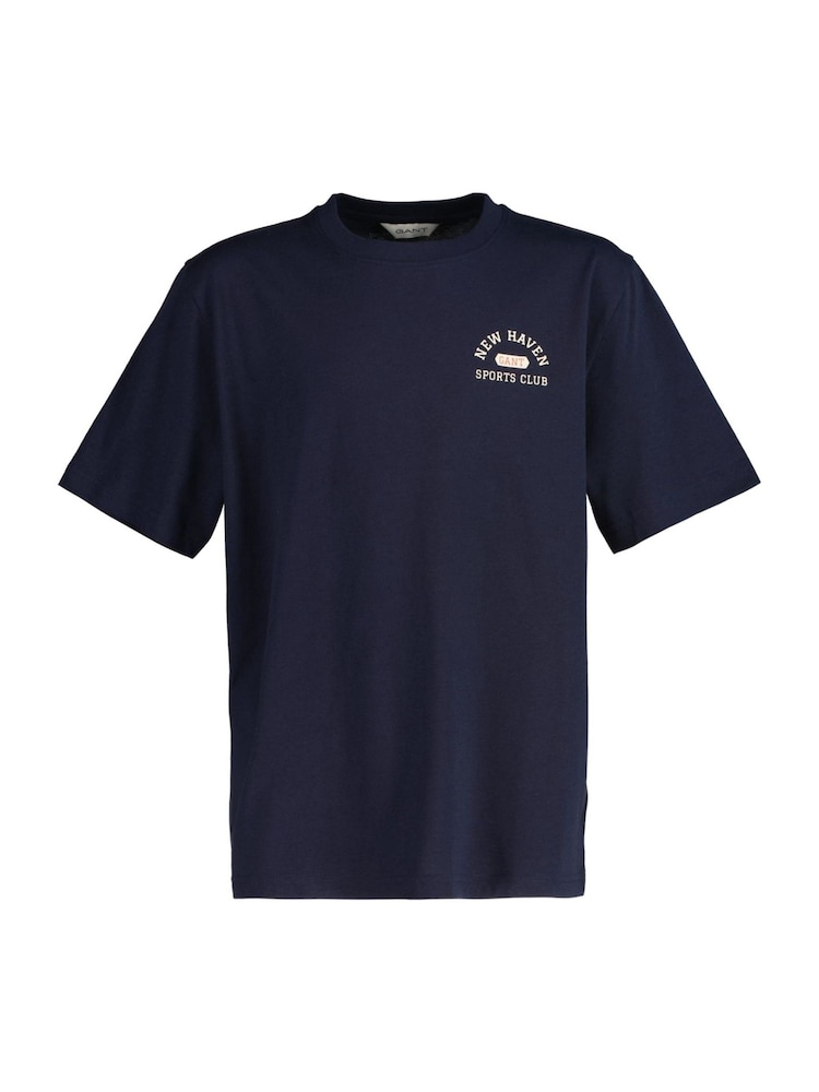 Azul - GANT 100% Cotton Graphic T-Shirt - Imagen 2 de 3