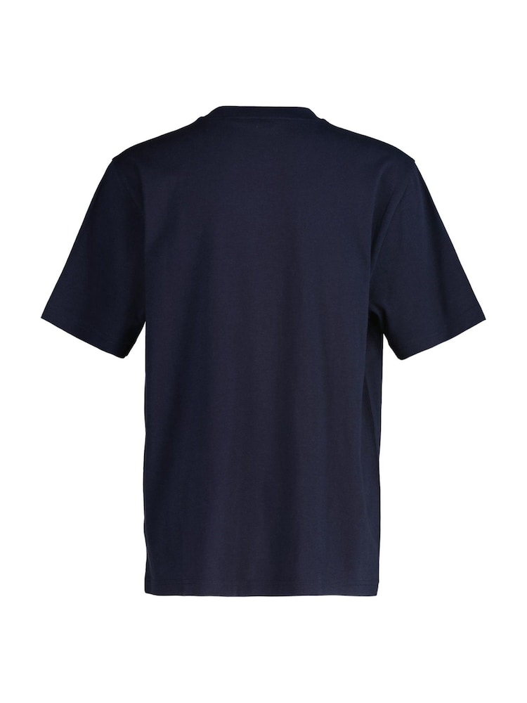 Azul - GANT 100% Cotton Graphic T-Shirt - Imagen 3 de 3