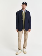 GANT Green 100% Cotton Chambray Heavy Rugger Polo Shirt - Image 2 of 5