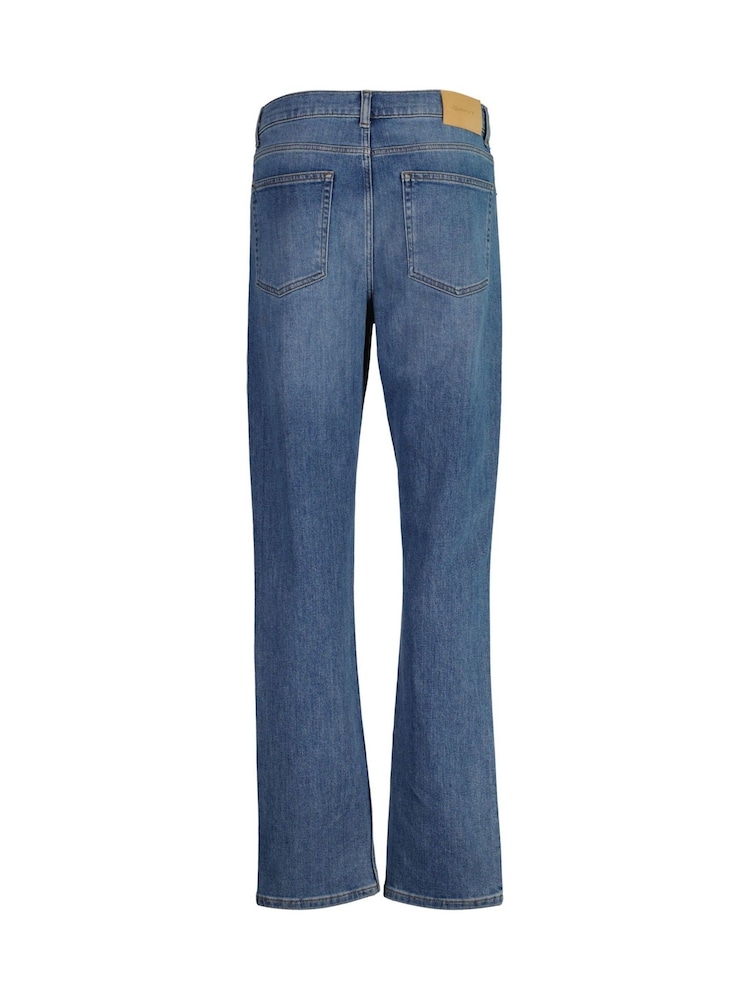 GANT Blue Straight Fit Jeans - Image 2 of 4