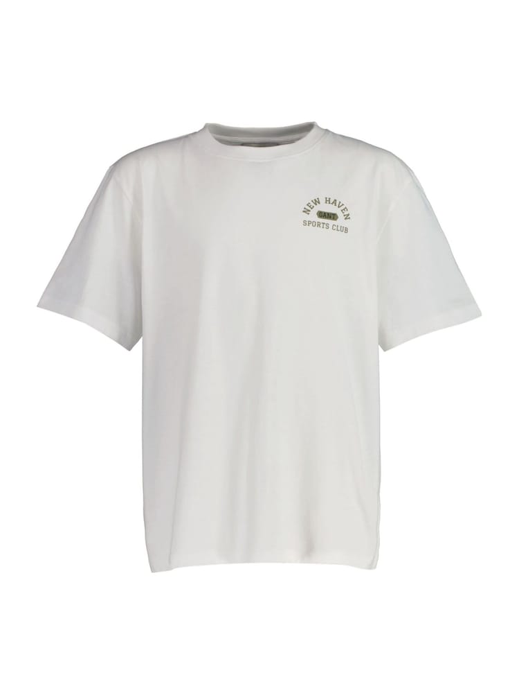 Blanco - GANT 100% Cotton Graphic T-Shirt - Imagen 1 de 4