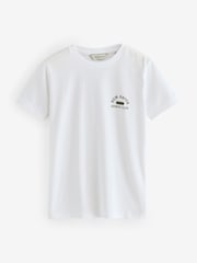 Blanco - GANT 100% Cotton Graphic T-Shirt - Imagen 2 de 4