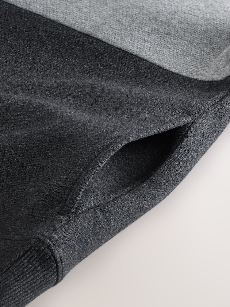 Blue/Grey Marl Panel Blocking Hoodies 2 Pack - Image 20 of 20