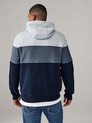 Blue/Grey Marl Panel Blocking Hoodies 2 Pack - Image 3 of 21