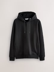Black/Navy Blue Cotton-Rich Jersey Zip Up Hoodies 2 Pack - Image 12 of 16