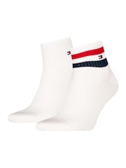 Tommy Hilfiger Quarter Sport Socks 2 Pack - Imagen 1 de 2
