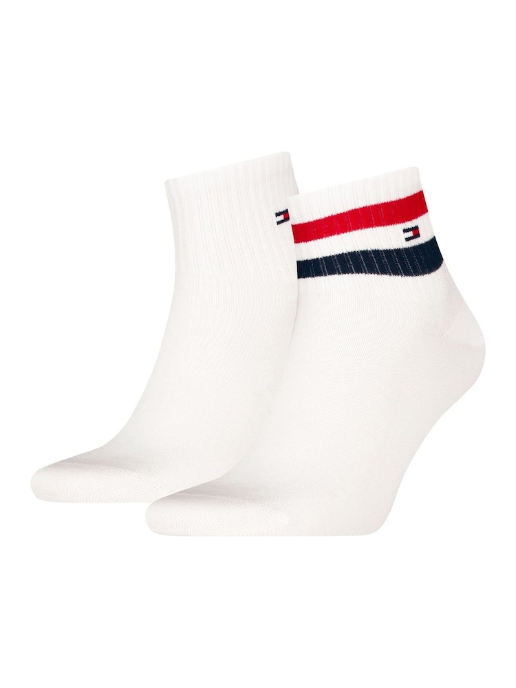 Tommy Hilfiger Quarter Sport Socks 2 Pack - Imagen 1 de 2