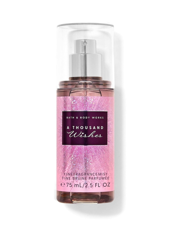 Bath & Body Works A Thousand Wishes Travel Size Fine Fragrance Mist 75ml Travel Size - Image 2 of 2 Bath & Body Works A Thousand Wishes Travel Size Fine Fragrance Mist 75ml Travel Size - Image 2 of 2