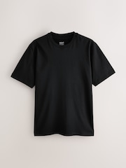 Azul/Preto/Laranja/Verde/Cinza/Branco Cru - Ajuste regular - Pacote 6 de camisetas de algodão Essential - Imagem 13 de 15
