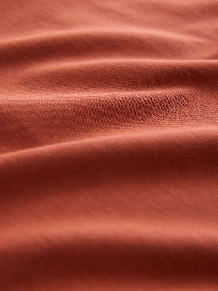 Azul/Preto/Laranja/Verde/Cinza/Branco Cru - Ajuste regular - Pacote 6 de camisetas de algodão Essential - Imagem 15 de 15