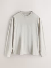 Pizarra/verde/crudo/naranja/marrón - Corte estándar - Pack de 5 camisetas de algodón 100 % de manga larga y corte estándar - Imagen 8 de 13