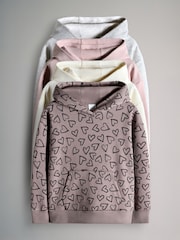 Brown/Pink/Cream/Grey Marl - The Set 4 Pack Hoodies - Imagen 1 de 7