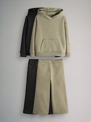 The Set 2 Pack Hoodie & Wide Leg Joggers Set - صورة 1 من 5