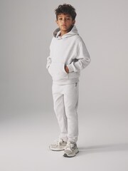 The Set Navy/Grey Marl 2 Pack Hoodie and Cuffed Joggers Tracksuit Sets - Image 4 of 5