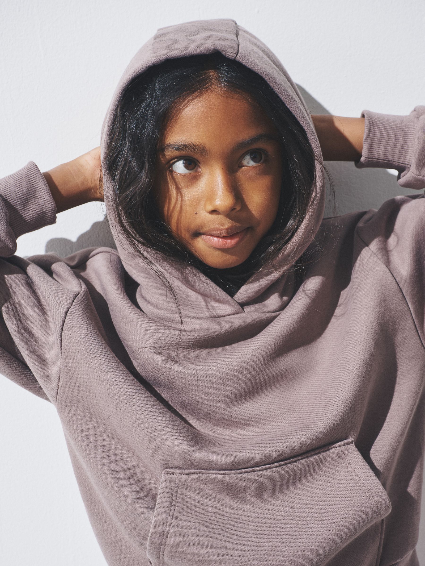 Buy The Set 2 Pack Sweat Hoodie & Wide Leg Joggers Set Brown/Cream