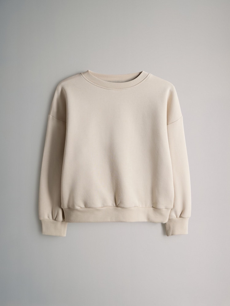 The Set Blue/Stone 4 Pack Relaxed Crew Neck Sweatshirts - Image 2 of 7