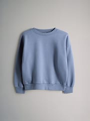 The Set Blue/Stone 4 Pack Relaxed Crew Neck Sweatshirts - Image 4 of 7