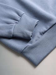 The Set Blue/Stone 4 Pack Relaxed Crew Neck Sweatshirts - Image 6 of 7