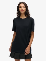 Superdry Oversized 100% Cotton Classic Essential T-Shirt - Imagen 1 de 6