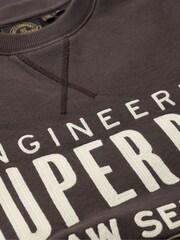 Superdry Oversized 100% Cotton Workwear Applique Sweatshirt - Imagen 2 de 2
