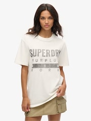 Superdry Oversized Surplus Graphic T-Shirt - Imagen 1 de 2
